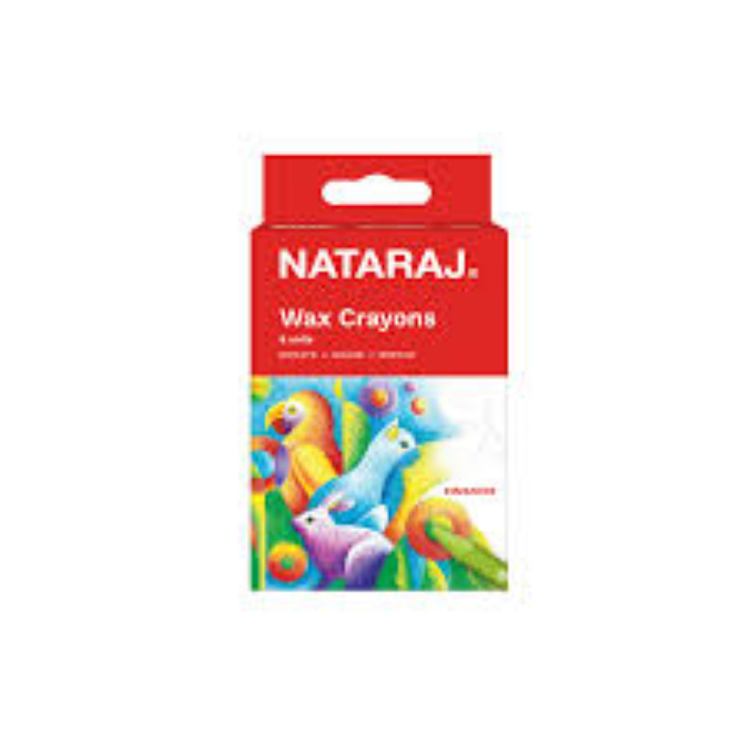 NATARAJ WAX CRAYONS 8PC